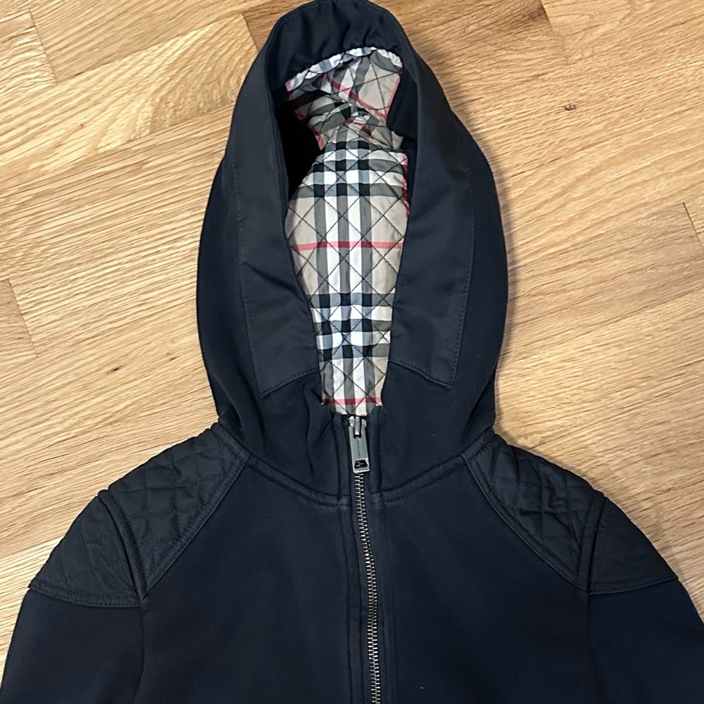 Burberry Kids Zip Up Hoodie